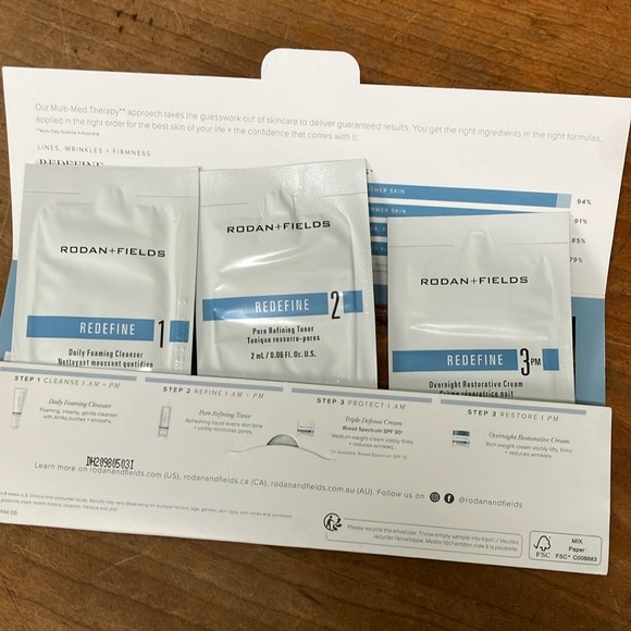 Rodan + Fields 10 trial / sample Skincare Collection set - Picture 8 of 11